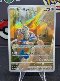 Mimikyu 075 Pokemon Center Promo Exclusive - NM - Paldean Fates - Pokemon TCG - Image 1