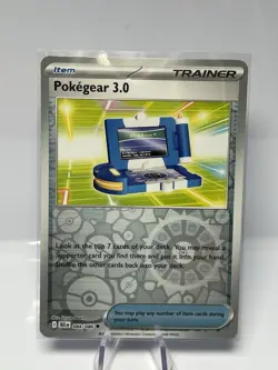 Pokemon Pokegear 3.0 | 186/198 | Scarlet & Violet NM/M English - Image 1