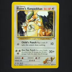 Blaine's Kangaskhan 36/132 - Gym Heroes - Pokemon Card - Image 1