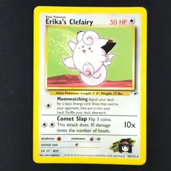 Erika’s Clefairy 25/132 - Gym Heroes - Pokemon Card - Image 1