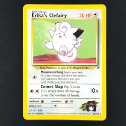 Erika’s Clefairy 25/132 - Gym Heroes - Pokemon Card - Image 3