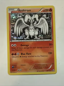 Reshiram 28/113 Legendary Treasures Reverse Holo Rare Pokemon TCG - Image 1