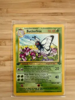 Butterfree 33/64 Uncommon Jungle 1st Edition Pokemon - Image 1