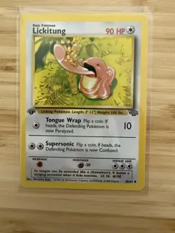 Lickitung 38/64 1st Edition Jungle Pokemon TCG - Image 1