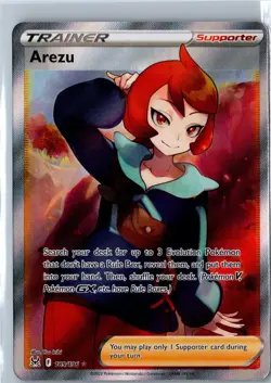 Arezu 189/196 Pokemon TCG SWSH Lost Origin Ultra Rare Trainer English NM - Image 1