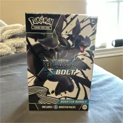 Pokemon Scarlet & Violet Black Bolt Booster Bundle Box with 6 Booster Packs - Image 1