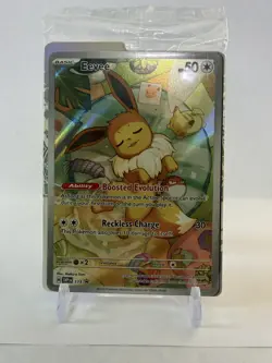 Pokemon Eevee #173 Full Art Black Star Promo SV: Prismatic Evolutions SEALED! - Image 1