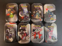 Pokemon TCG Unova Mini Tin Open Display - Set of 8 Sealed/New Mini Tins - Image 2