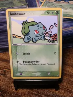 1x Single 2006 Pokemon Bulbasaur 45/100 EX Crystal Guardians Non-Holo LP/NM - Image 1