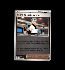 Team Rocket's Archer 201/217 ME: Ascended Heroes Pokemon Reverse Holo NM - Image 1