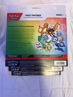 Pokemon First Partner Series 1 Illustration Collection (3 Boxes) - Image 3