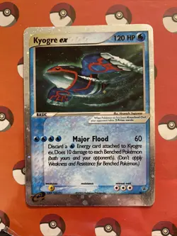 2003 Pokemon Black Star Promo Holo Kyogre Ex #001 NM/M CONDITION - Image 1