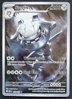 Steelix 150/132 Illustration Rare Mega Evolution English Pokemon - Image 1