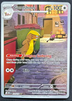 Gumshoos 153/132 Illustration Rare Mega Evolution English Pokemon - Image 1