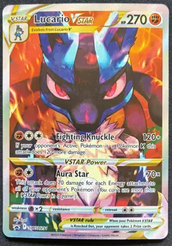 Lucario VSTAR SWSH291 Full Art Promo Sword & Shield English Pokemon - Image 1