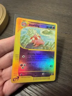 Slowking 34/147 Aquapolis Reverse Holo Rare Pokemon WOTC - LP - Image 2