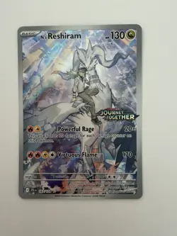 Pokemon N’s Reshiram STAMPED Journey Together Near Mint/Mint 167 💎 ⭐ - Image 1