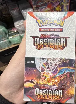 Pokemon TCG Scarlet & Violet Obsidian Flames Half Booster Box New Sealed - Image 1