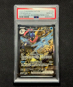 PSA 10 Greninja ex #132 2024 Pokemon SVP EN-SV Black Star Promo from JAPAN - Image 1
