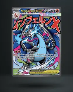 Pokemon TCG Mega Charizard X EX Promo Holo 023 Me: Mega Evolution 360 HP English - Image 3