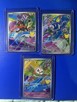 GEN 7 Alolan Pokemon TCG First Partner Illustration Collection Series 1 Set - NM - Image 4