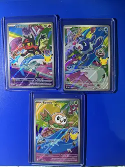 GEN 7 Alolan Pokemon TCG First Partner Illustration Collection Series 1 Set - NM - Image 5