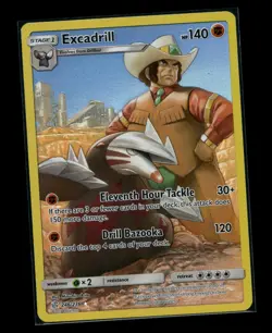 Pokemon TCG SM Cosmic Eclipse Excadrill 246/236 Full Art Secret Rare - Image 1