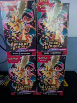 Pokemon Ascended Heroes Booster Bundle X4 Brand New Factory Sealed - Image 1