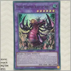 Divine Scorpion Beast of Serket - MZTM-EN005 - Super Rare 1st Edition Yugioh - Image 1