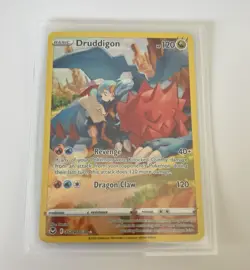 Pokemon TCG - Druddigon TG09 Ultra Rare Silver Tempest Trainer Gallery NM - Image 1