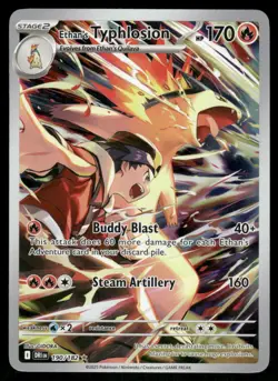 Pokemon Cards Ethan's Typhlosion 190/182 Destined Rivals Illustration Rare NM - Image 1