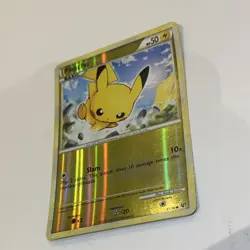 Pokemon Pikachu 61/90 Undaunted Reverse Holo Common Basic 2010 TCG Card - LP - Image 3