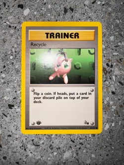 Pokemon TCG Cards 1st Edition Recycle 61/62 Fossil - Image 3