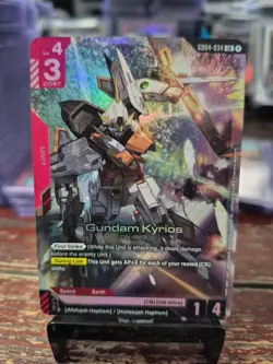 Gundam Card Game Phantom Aria Gundam Kyrios GD04-034 Legend Rare LR NM - Image 1