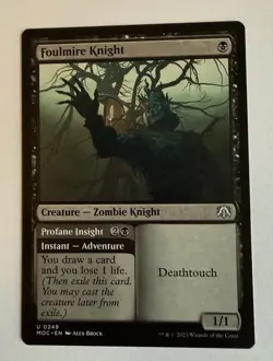 Foulmire Knight #249 (NM) March of the Machine MOC Magic MTG - Image 1