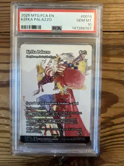 2025 MTG FINAL FANTASY: THROUGH THE AGES NON-FOIL #0014 KEFKA PALAZZO PSA 10 - Image 1
