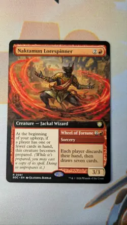MTG Naktamun Lorespinner Wheel of Fortune 0081 NM/M - Image 1