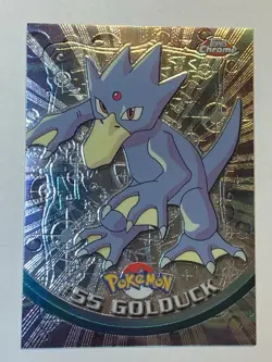 2000 Topps Chrome Pokemon Series 1 #55 Golduck (B) FREE Combined Shipping - Image 1