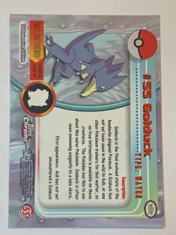 2000 Topps Chrome Pokemon Series 1 #55 Golduck (B) FREE Combined Shipping - Image 2