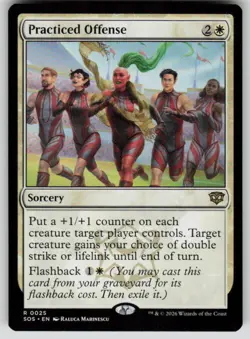 Practiced Offense Rare Secrets of Strixhaven 25 MTG Near Mint 2026 - Image 1