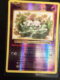 Pokemon TCG Mew 53/108 Reverse Holo Pokemon TCG XY - Evolutions Near Mint - Image 1