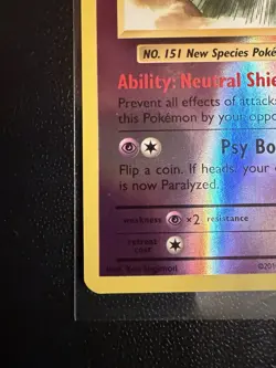 Pokemon TCG Mew 53/108 Reverse Holo Pokemon TCG XY - Evolutions Near Mint - Image 5