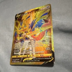 Pokemon Zacian V Swsh01 Sword & Shield Secret Rare Full Art Holo 220 HP 211/202 - Image 2