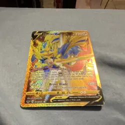 Pokemon Zacian V Swsh01 Sword & Shield Secret Rare Full Art Holo 220 HP 211/202 - Image 3