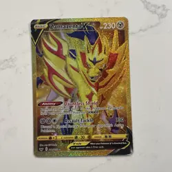 Pokemon Zamazenta V 212/202 Sword & Shield Secret Rare Full Art Holo 230HP - Image 1
