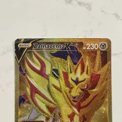 Pokemon Zamazenta V 212/202 Sword & Shield Secret Rare Full Art Holo 230HP - Image 3