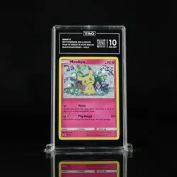 2019 Pokemon Mimikyu SM163 Holo Black Star Promo TAG 10 GEM MT Highest Rated 978 - Image 1