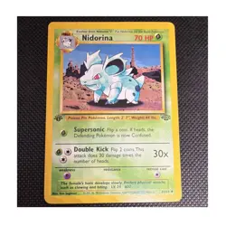 Nidorina Pokemon Card 40/64 Jungle 1st Edition 70 HP Uncommon English Regular - Image 1