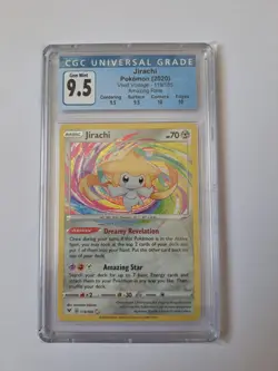 Pokemon CGC 9-9.5 Complete Set of NINE Amazing Rare Vivid Voltage/Shining Fates - Image 4