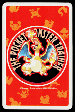 Onix 7 of Clubs 1996 Red Playing Cards Pokemon Japanese Near Mint - Image 2